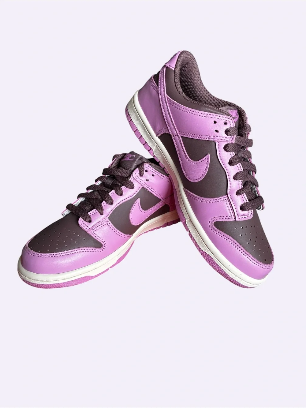 New NIKE DUNK LOW Light Magenta Big Kids Size 5Y / fits 6.5 (US) women